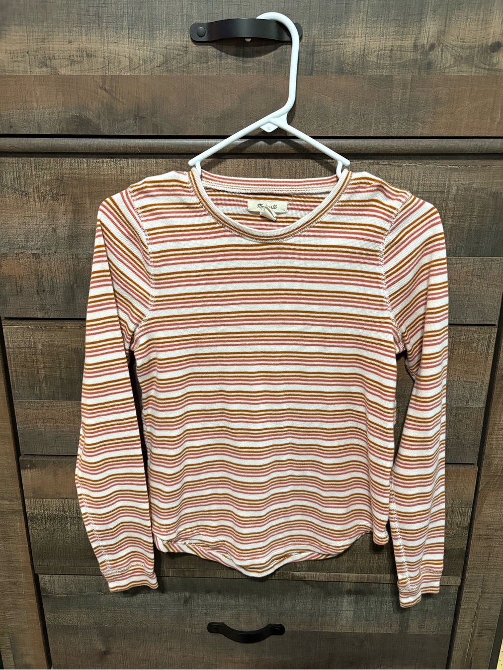 Madewell Striped Long-Sleeve Ribbed Tee